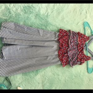 Red, white and blue sundress